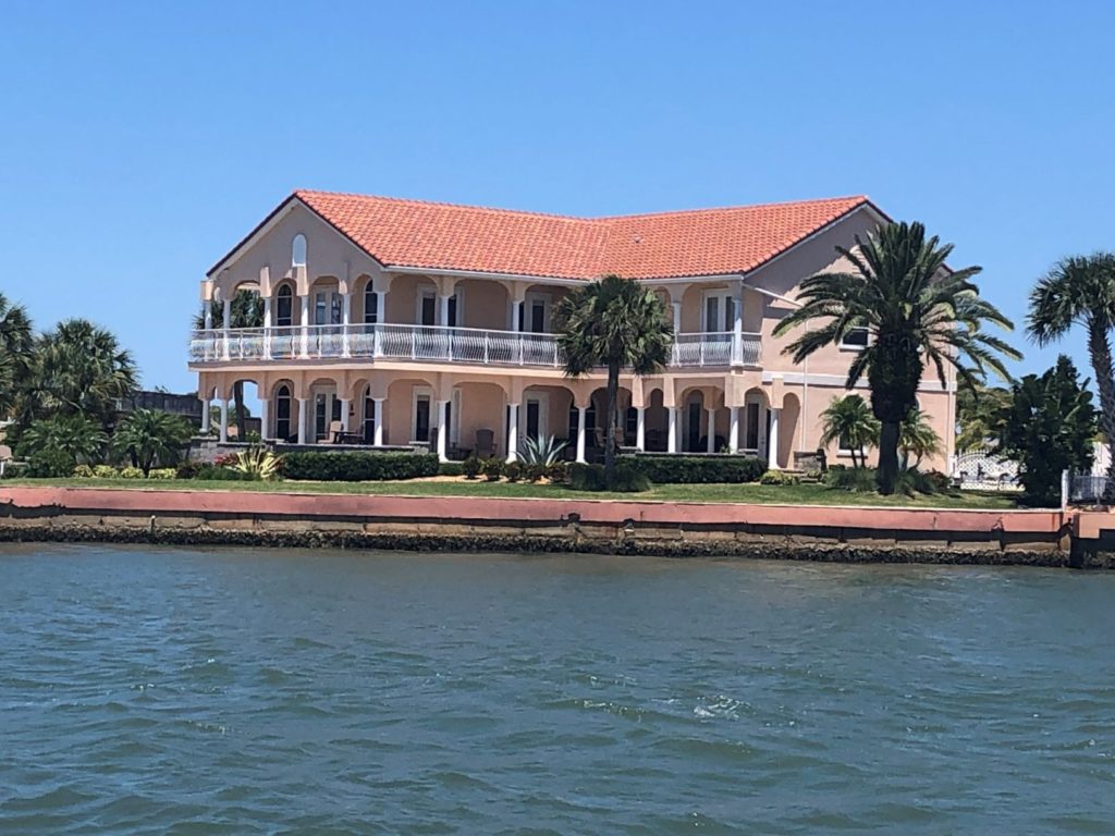 One of the many mansions along the ICW in north Florida