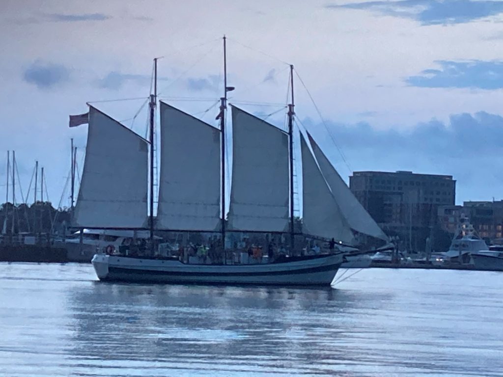 Schooner in Charleston Harbor