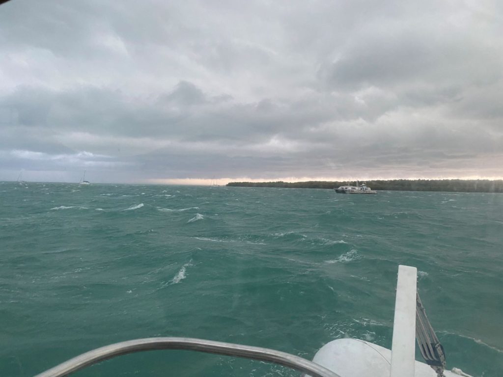 storm at anchor, Rodriquez Key